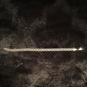 925 Sterling Silver Rope Chain Bracelet